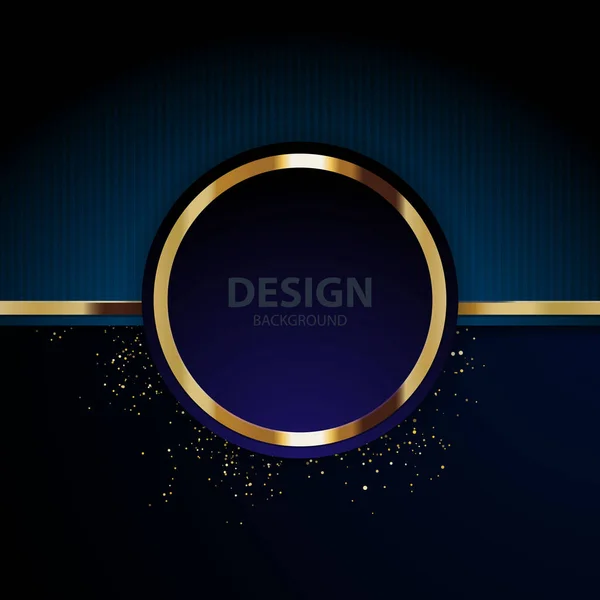 Banner Dorado Tablero Fondo Abstracto Vectorial Para Diseño Texto Mensaje — Vector de stock