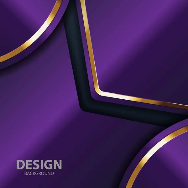 Banner Dorado Tablero Fondo Abstracto Vectorial Para Diseño Texto Mensaje — Vector de stock