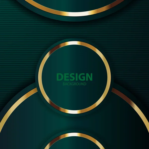 Goud Banner Abstract Vector Achtergrond Bord Voor Tekst Boodschap Ontwerp — Stockvector