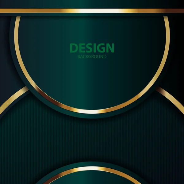 Gold Banner Abstract Vector Background Board Text Message Design Modern — Wektor stockowy