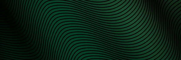 Patrón Líneas Onda Banner Fondo Raya Abstracta Vector — Archivo Imágenes Vectoriales