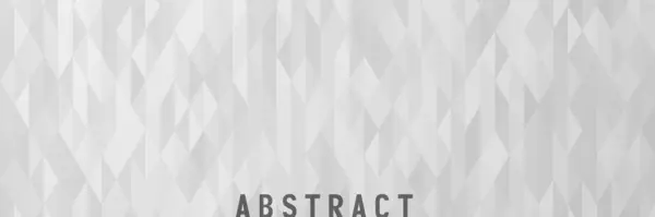 Banner Abstract Geometric Alb Gri Culoare Fundal Vector Ilustrare — Vector de stoc