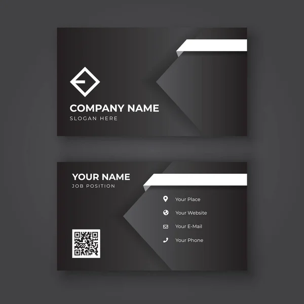 Mal Creative Business Card Modern Clean Design – stockvektor