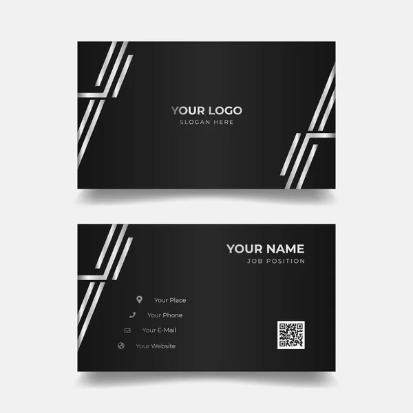 Creative Business Card Template Modern Clean Design — Stock Vector