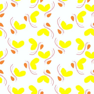 Tekstil kullanımı için soyut ve pürüzsüz desen