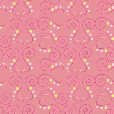 Tekstil kullanımı için soyut ve pürüzsüz desen