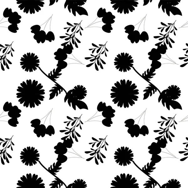 Motif Sans Couture Avec Motifs Floraux Capables Imprimer Pour Les — Image vectorielle