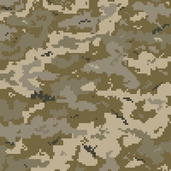 Protective Camouflage Ukrainian Armed Forces Pixel Pattern Camo Military Background — Stockový vektor