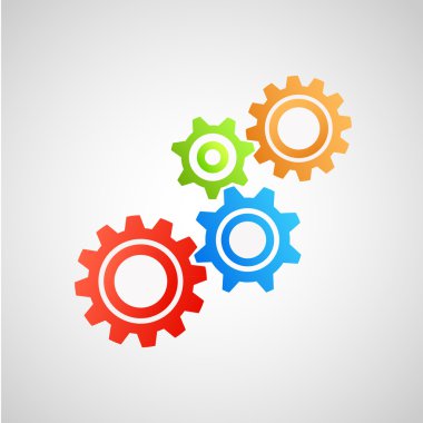 SMM (dişli) beyaz zemin üzerine