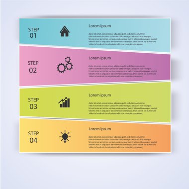 iş Infographic stil vektör çizim