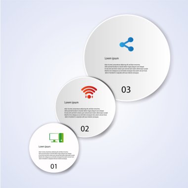 iş Infographic stil vektör çizim
