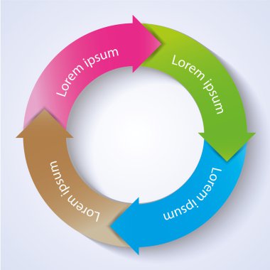 iş Infographic stil vektör çizim
