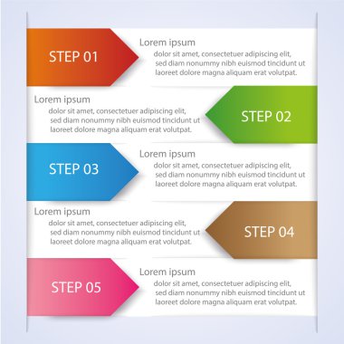 iş Infographic stili