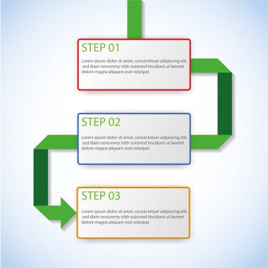 iş Infographic stili