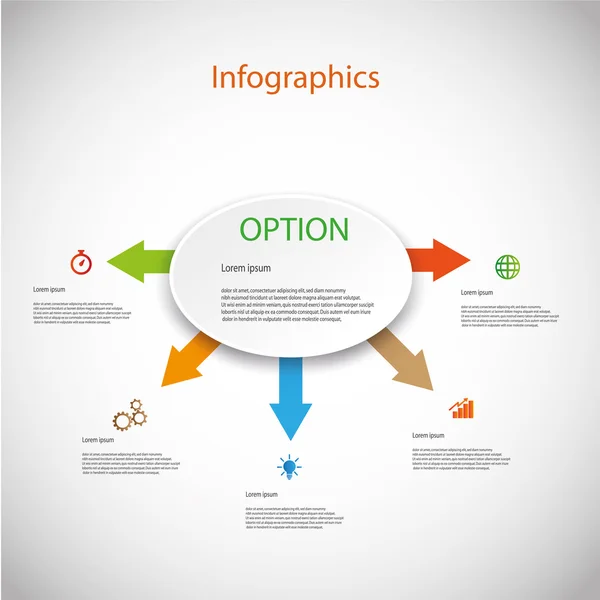 Zakelijke infographic stijl — Stockvector