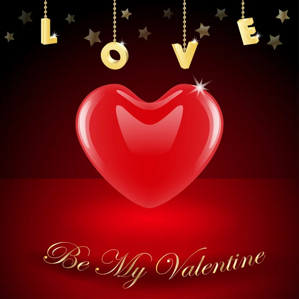 Открытки с сердечками на день святого Валентина — стоковый вектор