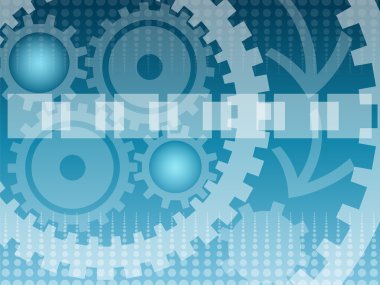 mekanik arka plan vektör sanat