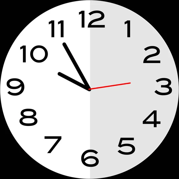 Λεπτά Προς Ώρα Λεπτά Προς Ώρα Αναλογικό Ρολόι Εικονίδιο Σχεδιασμός — Διανυσματικό Αρχείο