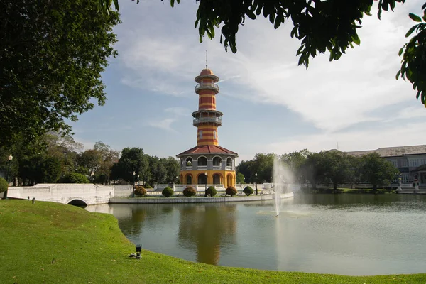 Ayutthaya Thailand November 2021 Sejarah Istana Kerajaan Bangpain Kuno Ayutthaya — Stok Foto