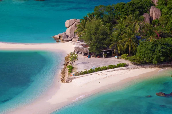 Beach Koh Nangyuan Island Bird Eye View Surat Thani Thailand — Stockfoto