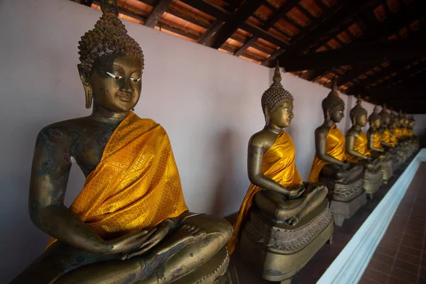 Buddha Sculpture Wat Phra Sawi Sawi District Chumphon Province Important — Stockfoto