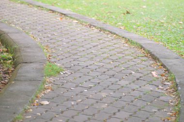 Halk parkında Footpath Beton tuğla