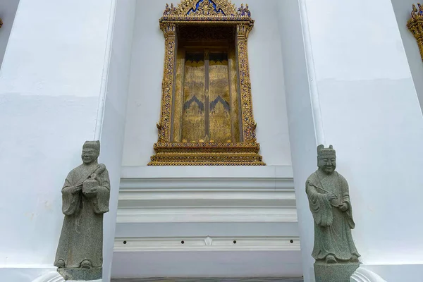 Bangkok Thailand August8 2022 Chinese Stone Doll Statue Wat Suthat — Stock Photo, Image