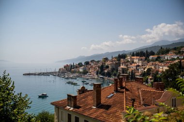Beautiful view of Optaija - Croatia coast 