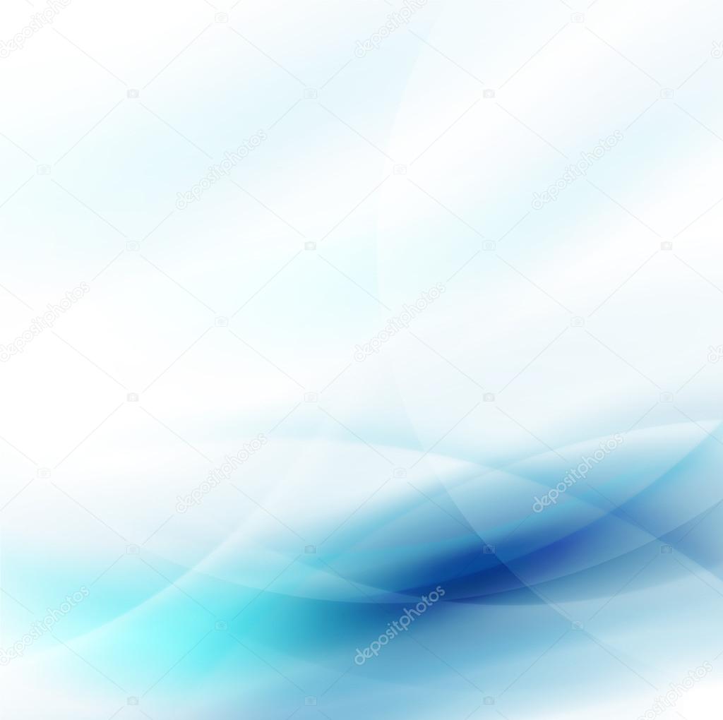 Abstract flow blue and space for your text, vector & illustration