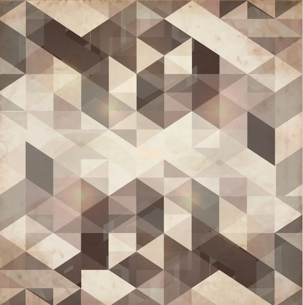 抽象复古几何背景，矢量图 — 图库矢量图片