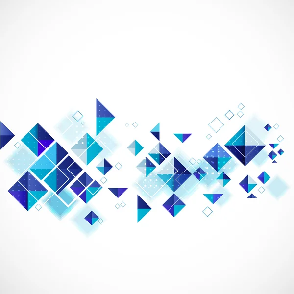 Blue abstract moderne geometrische voor zakelijke of tech sjabloon, vector & illustratie — Stockvector