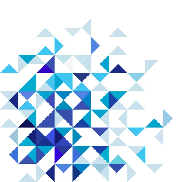 Plantilla de negocio geométrica moderna azul abstracta, vector e ilustración — Vector de stock