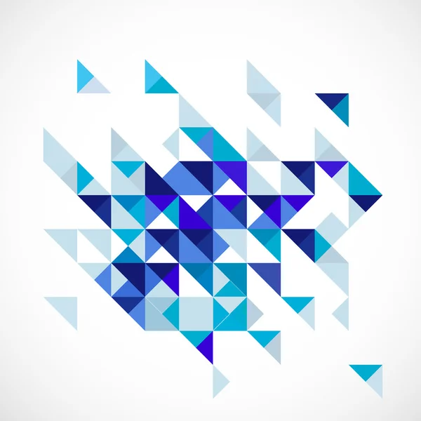 Mavi modern geometrik iş şablonu, vektör & illüstrasyon