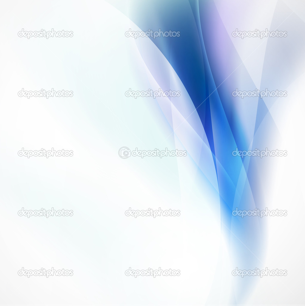 Abstract smooth blue flow background and space for your text, ve