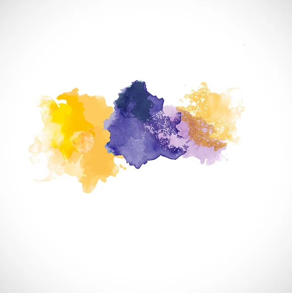 Fundo aquarela colorido abstrato, ilustração vetorial — Vetor de Stock