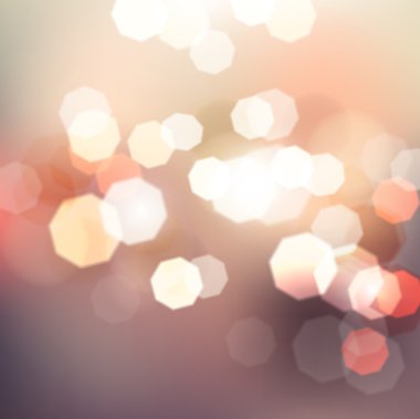 bokeh ışık antika arka plan, vektör çizim kutlamak 
