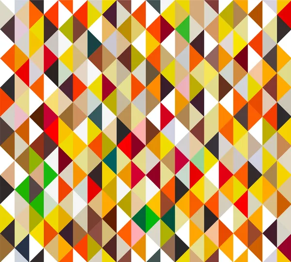 Triangle rétro coloré fond sans couture - ton rouge vif, illustration vectorielle — Image vectorielle