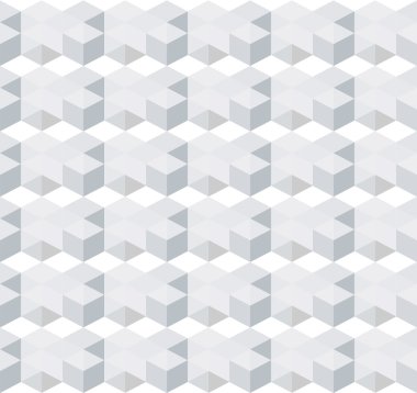 Beyaz geometrik Dikişsiz desen arka plan, vektör arka plan