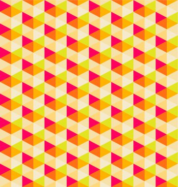 Orange géométrique sans soudure de fond, fond de vecteur