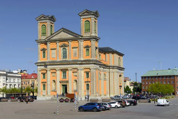 Der Hauptplatz Und Die Fryderyk Kirche Karlskrona Schweden Unesco Weltkulturerbe — Stockfoto