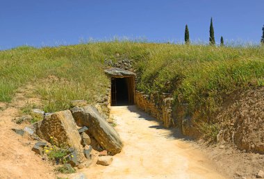Romeral Dolmenleri, Antequera Dolmenleri Sitesi, Antequera Arkeoloji Topluluğu Dolmenleri, Antequera, Malaga, Endülüs, İspanya - UNESCO Dünya Mirası Sitesi