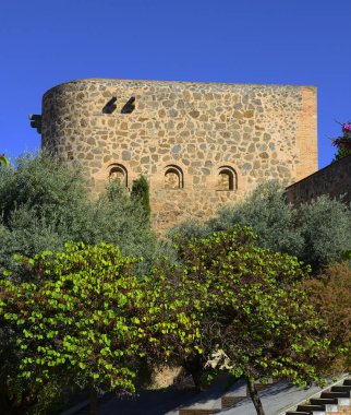 Walls of the ancient city Toledo. Castile-La-Mancha. Toledo is World heritage site by Unesco, Spain
