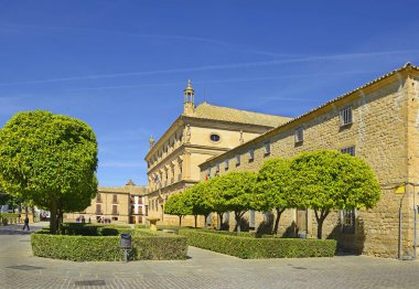 Main historic square with palaces in Ubeda, Andalusia, Spain. Ubeda is World heritage site by Unesco.