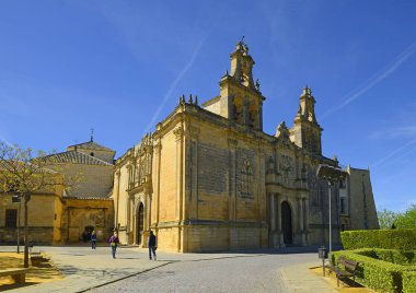 Collegiate Kilisesi, Santa Maria de los Reales Alcazares Bazilikası, Ubeda, Jaen Eyaleti, Endülüs, İspanya. Ubeda, Unesco 'nun Dünya Mirası sitesi..