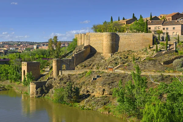 Malownicza Panorama Starożytnego Miasta Toledo Nad Rzeką Tajo Toledo Lista — Zdjęcie stockowe