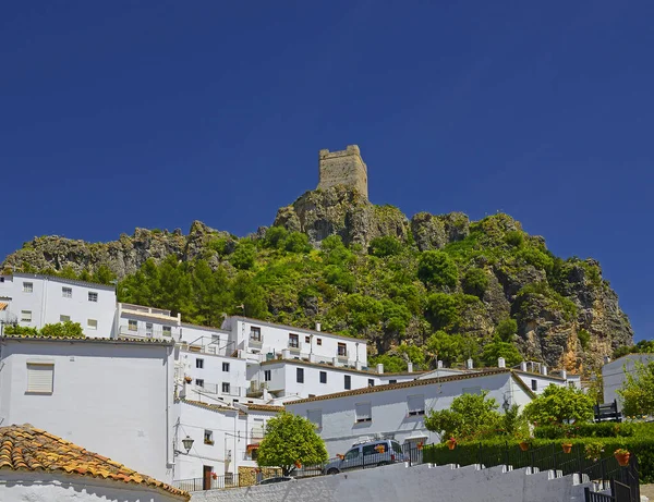 Zahara Sierra Typical White Town Province Cadiz Spain — Stockfoto