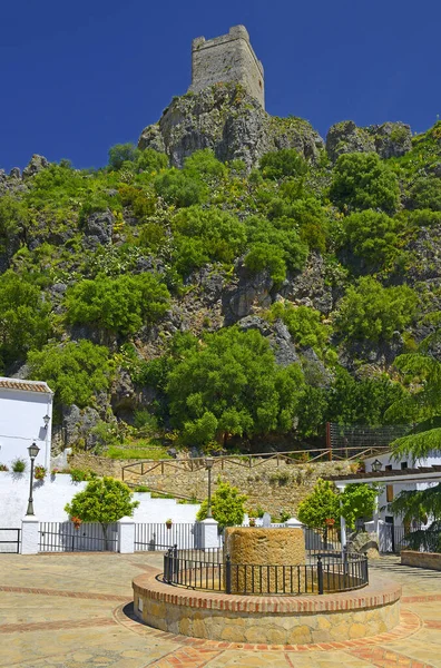 Zahara Sierra Typical White Town Province Cadiz Spain — Stockfoto