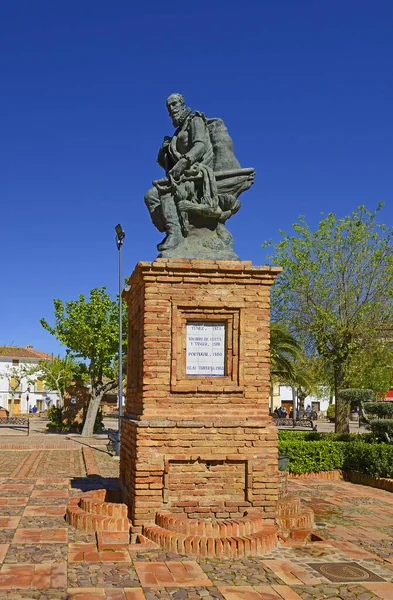 Viso Del Marques Statue Alvaro Bazan 1St Marquess Santa Cruz — стокове фото