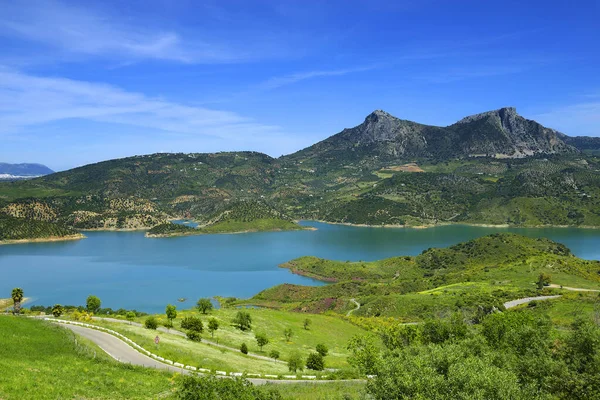 Reservoir Zahara Sierra Cadiz Andalusia Spain — стоковое фото