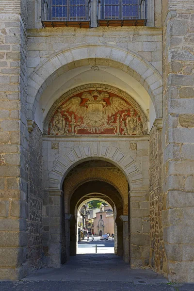 Gate Walls Old Town Toledo Castile Mancha Toledo World Heritage — Photo